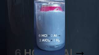 Una 🥫LATA sin 🔧ALUMINIO  ✅Cómo QUITAR el ALUMINIO📏 a una LATA❓ Experimento HCl  Al [upl. by Eyllom]