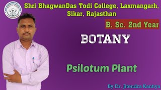 B Sc 2nd Year  Botany  Psilotum Plant  Dr Jitendra Kantiya  Shri BhagwanDas Todi College [upl. by Artkele853]