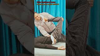 Slipped disc lower back pain relief treatment shorts feed chiropractic pain relief shorts video [upl. by Edlihtam]