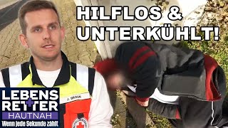 Unterkühlt auf dem Parkplatz Rettungskräfte helfen hilflosem Mann  Lebensretter hautnah  SAT1 [upl. by Eirbua336]