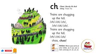 JollyPhonics Group 6  Letter CH ch Song [upl. by Jeff]