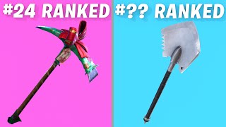 Ranking All UNCOMMON PICKAXES in Fortnite [upl. by Ro173]