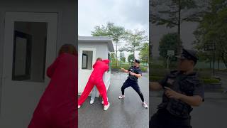 Money Heist vs Police 40 moneyheist parkour police escape shorts cpider98 [upl. by Anehsuc]