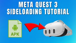 Tutorial  So installiert ihr Custom Apps auf der Quest 3 Sideloading Sidequest [upl. by Arrekahs]