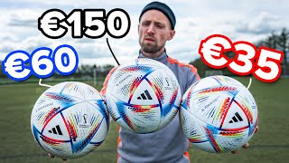 CHEAP vs EXPENSIVE World Cup ball  what should you buy [upl. by Delacourt58]