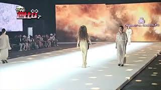 Model FALLS during Charlotta Gandolfo SpringSummer 2024 Fashion Show [upl. by Senior]