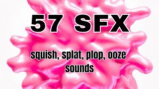 Slimy Gross Goo Ooze Sound Effects Bundle  Update 57 SFX [upl. by Ardnod]