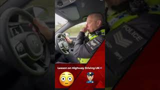 Police Traffic Officer Lesson On Safe Motorway Driving [upl. by Uriah]