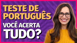 ❌✅ TESTE BÁSICO de PORTUGUÊS Você consegue GABARITAR  TESTE 1  Professora Letícia Góes [upl. by Retsevlis]