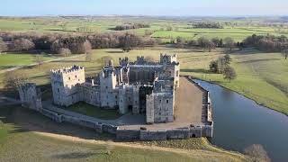 Raby Castle built between 1367 amp 1390 Rabycastle Englishcastles DJI Air2 dronephotography [upl. by Madid]