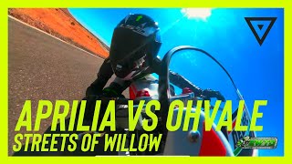 Aprilia GP 250 vs Ohvale GP2 on a big track [upl. by Puglia]