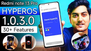 30 Features HyperOs 1030 Android 14 Update For Redmi note 13 Pro 5G  Ai Is Here 🔥🔥 [upl. by Atteuqram]