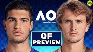 Carlos Alcaraz vs Alexander Zverev  Preview amp Prediction  2024 Australian Open [upl. by Reilly390]