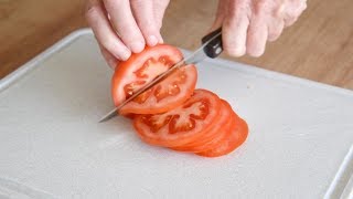 How to Slice Tomatoes for Sandwiches [upl. by Saduj273]