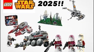 Lego Star Wars 2025 Summer Set Predictions And Giveaway winner announcement [upl. by Lehcim476]