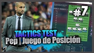 FM17  Tactics Test  Pep y el juego de posición  Football Manager 2017 Español [upl. by Boyer134]