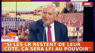 Assemblée  quotSi Les Républicains restent de leur côté ça sera LFI au pouvoirquot pense Raffarin [upl. by Sydalg]