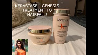 Kerastase GenesisMasque Reconstituant and Bain Nutri fortifiant ShampooHair Fall [upl. by Cuda]