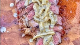 Boneless Ribeyes With An Onion Cream Sauce One of my favorite steak sauces [upl. by Robi]