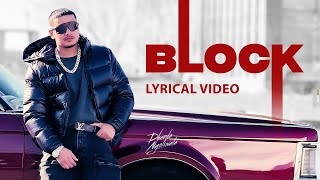 Block – Dhanda Nyoliwala Lyrical Video  VYRL Haryanvi [upl. by Alle]