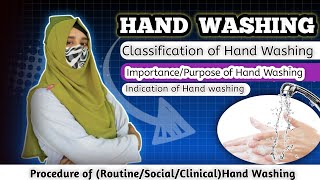 Hand Washinghand washing procedure in nursing [upl. by Ancier]