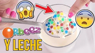 Qué ocurre si metes ORBEEZ en LECHE EXPERIMENTOS CASEROS [upl. by Bruyn]