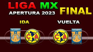 FECHAS HORARIOS Y CANALES PARA LA GRAN FINAL DE LA LIGA MX APERTURA 2023 IDA Y VUELTA [upl. by Hazeefah]