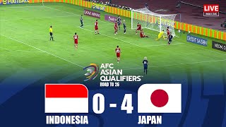 🔴LIVE INDONESIA vs JAPAN  Asian Qualifiers 2026 World Cup Match Today [upl. by Arrotal]