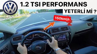 12 TSI JETTA PERFORMANS YETERLİ Mİ  105 HP JETTAYA YETER Lİ Mİ [upl. by Fionnula759]