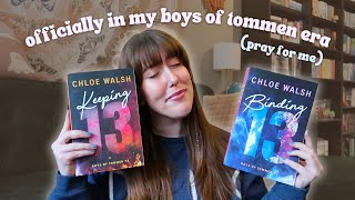 Book Review  Binding 13 amp Keeping 13 by Chloe Walsh Boys of Tommen [upl. by Becca]