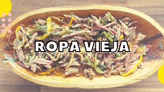 Ropa Vieja  receta Panamá  Carne desmechada [upl. by Nauqe91]