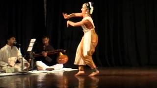 Amrita Lahiri dancing Kuchipudi at India International Centre New Delhi Manduka Shabdam [upl. by Corydon14]