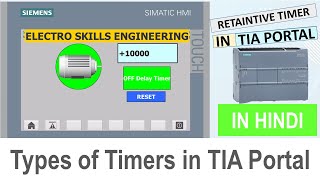 What is Retentive Timers in PLC  Timers in TIA Portal  Timers in Siemens  Tia Portal in Hindi [upl. by Ayekehs]