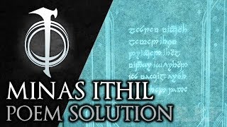 Shadow of War MINAS ITHIL Door Poem Solution Bright Lords Armor [upl. by Ash]