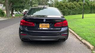 2019 BMW M550i xDrive Startup amp Revs  Stock Exhaust [upl. by Ahsek]