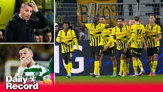 Borussia Dortmund 7 Celtic 1  Hoops crash back down to earth as next level challenge suffers slap [upl. by Eimmat]