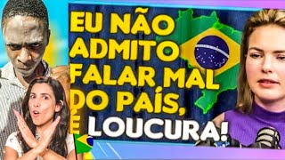 GRINGA DEFENDE O BRASIL COM UNHAS E GARRASSÓ DEPOIS DE MORAR NO BRASIL POR ALGUNS ANOS [upl. by Atiuqihc]