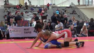 2017 Guelph Open FW48kg Jade Papke Guelph vs Farrantina Gatta Brock [upl. by Ardnahcal]