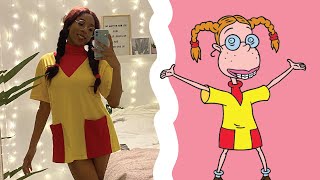 DIY Eliza Thornberry Halloween Costume In 5 Minutes  NO SEW [upl. by Ulda]