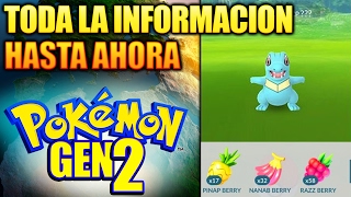 Pokemon Go ¡INCREIBLE ESTO ES TODO LO NUEVO PARA LA SEGUNDA GENERACION SE VERAN EN EL RADAR [upl. by Arahas453]