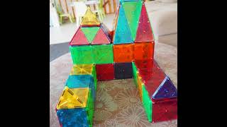 MAGNATILES 100Piece Set Review – Original Magnetic Building Blocks for Kids [upl. by Airtemad]