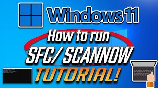 How to Run SFC Scannow Command to Fix Problems on Windows 11 Tutorial [upl. by Darby788]