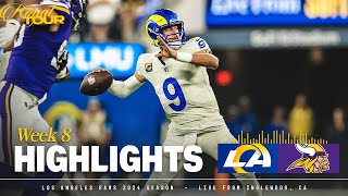 Rams Top Plays vs Vikings  Puka Nacua amp Cooper Kupps 1st Game Back Matthew Staffords 4 TDs [upl. by Neyu]