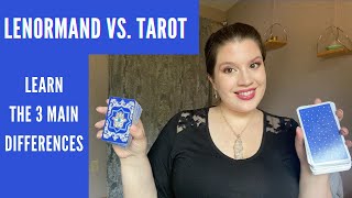 Lenormand Vs  Tarot  Learn the 3 main differences [upl. by Luhe]