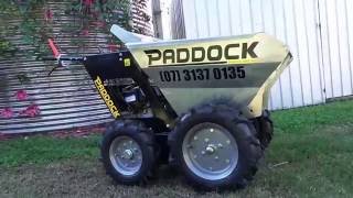 Paddock Power Wheel Barrow  Demonstration amp Review [upl. by Harod]