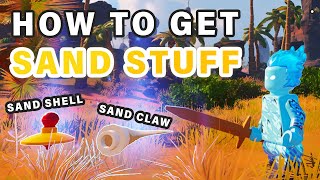 How to Find Sand Shells amp Sand Claw ► LEGO Fortnite [upl. by Standush]