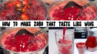 How To Make An Exotic Zobo With No Nonsense Added  Perfect Zobo Recipe [upl. by Murry]