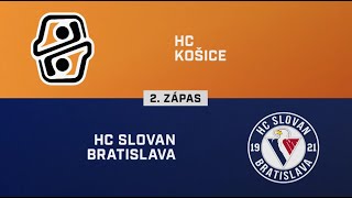 2 zápas štvrťfinále playoff Košice – Slovan Bratislava 54 HIGHLIGHTY [upl. by Hines]