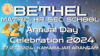 42nd Annual Day Celebration  COASTAL CRUISERS  Bethel Matri HrSec School  2024 [upl. by Delwin667]