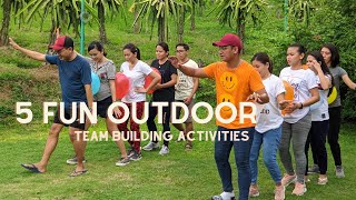 FUN OUTDOOR TEAM BUILDING ACTIVITIES  Youth Group Outdoor Party Games [upl. by Dor]